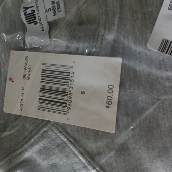 NWT!!!!Juicy By Juicy Couture Short Sleeve Checked T-Shirt Dress size S - Picture 5 of 5